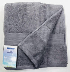 Bombay Dyeing Ultrx 100% Cotton Large Size Premium Bath Towel 650 Gsm - Grey