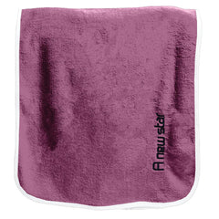 Housse Premium Soft Microfiber Embroidery Bath Towel 350 Gsm | Soft Absorbent Quick-Drying Sweat Towel (Magenta)