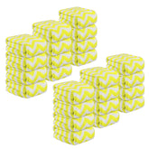 Kuber Industries Super Absorbent & Reusable Microfibre Face Towel 1800 Gsm (Plain Royal Yellow) - Pack Of 24