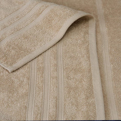 Tiqh 100% Cotton Thick & Plush Luxury Hand Towel 800 Gsm | Gym & Workout Hand Towel (Beige)- Set Of 4