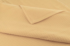 Casa Copenhagen Egyptian Cotton Waffle 1 Pcs Large Bath Towel 500 Gsm (Beige)