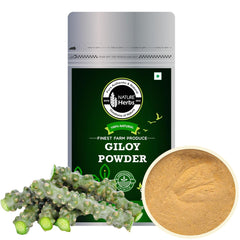 Nature Herbs 100% Pure Giloy Powder, Helps Improve Digestion & Boost Immunity | 200gm 0.4lbs Each Pack Of 4
