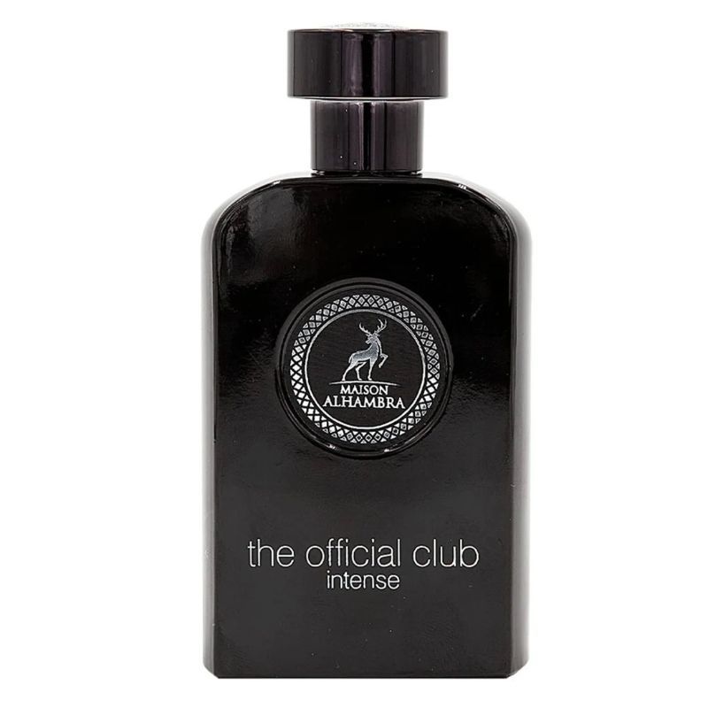 THE OFFICIAL CLUB INTENSE BY MAISON ALHAMBRA EAU DE PARFUM 100ML 3.4 FL.OZ. FOR MEN THE OFFICIAL CLUB INTENSE BY MAISON ALHAMBRA EAU DE PARFUM 100ML 3.4 FL.OZ. FOR MEN