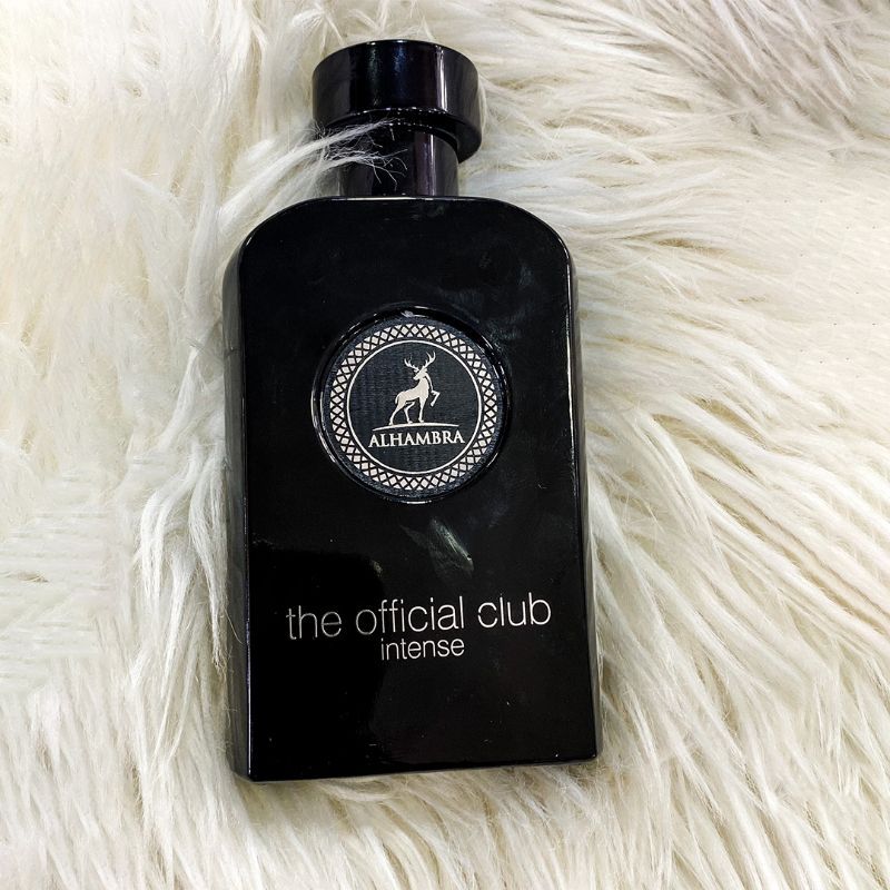 THE OFFICIAL CLUB INTENSE BY MAISON ALHAMBRA EAU DE PARFUM 100ML 3.4 FL.OZ. FOR MEN THE OFFICIAL CLUB INTENSE BY MAISON ALHAMBRA EAU DE PARFUM 100ML 3.4 FL.OZ. FOR MEN