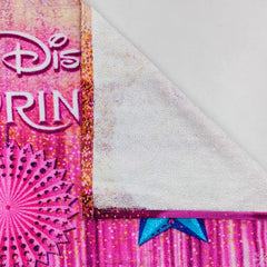 Sassoon Princess Disney Princess & Friends Sparkle Bath Towel 350 Gsm | Gentle, Super Absorbant, Easy Care Long Lasting Bath Towel For Kids