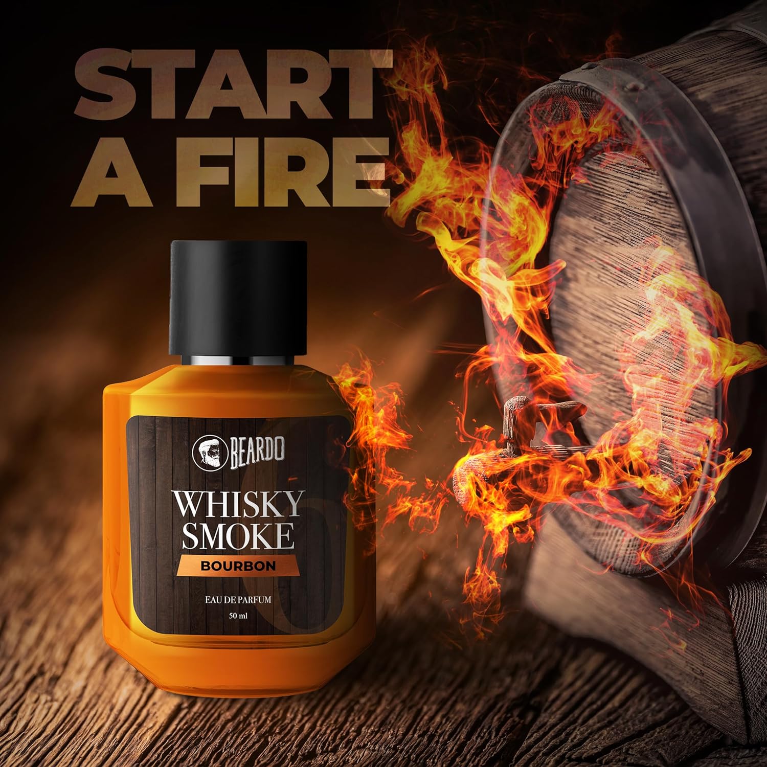 Beardo Whisky Smoke Bourbon & Mariner Eau De Parfums 100ml 3.4 Fl.oz. Pack Of 2 | Perfect Gift Set For Men Beardo Whisky Smoke Bourbon & Mariner Eau De Parfums 100ml 3.4 Fl.oz. Pack Of 2 | Perfect Gift Set For Men