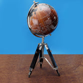 Rotating World Globe 8 Inch With Tripod Stand For Show Piece, Office Decor, Study Table Decor, Birthday, Party Gifts & Anniversary, For Kids & Students Learning, Pack Of 1