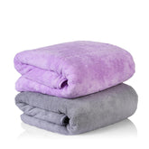 Sellsworld Microfiber Large Bath Towel | Quick Dry Super Absorbent Bath Towel For Men & Women | Towel For Bath, Travel, Gym, Beach, Pool & Yoga (Grey & Purple)