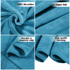 Sassoon Venir Microfiber Bath Towel 350 Gsm | Ultra Soft Material, Towel Medium Size For Women (Peacock)