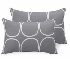 Bedsheet For Double Bed King Size With 2 Pillow Covers - 108 X 108 Inches, Yellow & Grey | Beautiful Bedsheets Are Perfect Gifting For Festivals