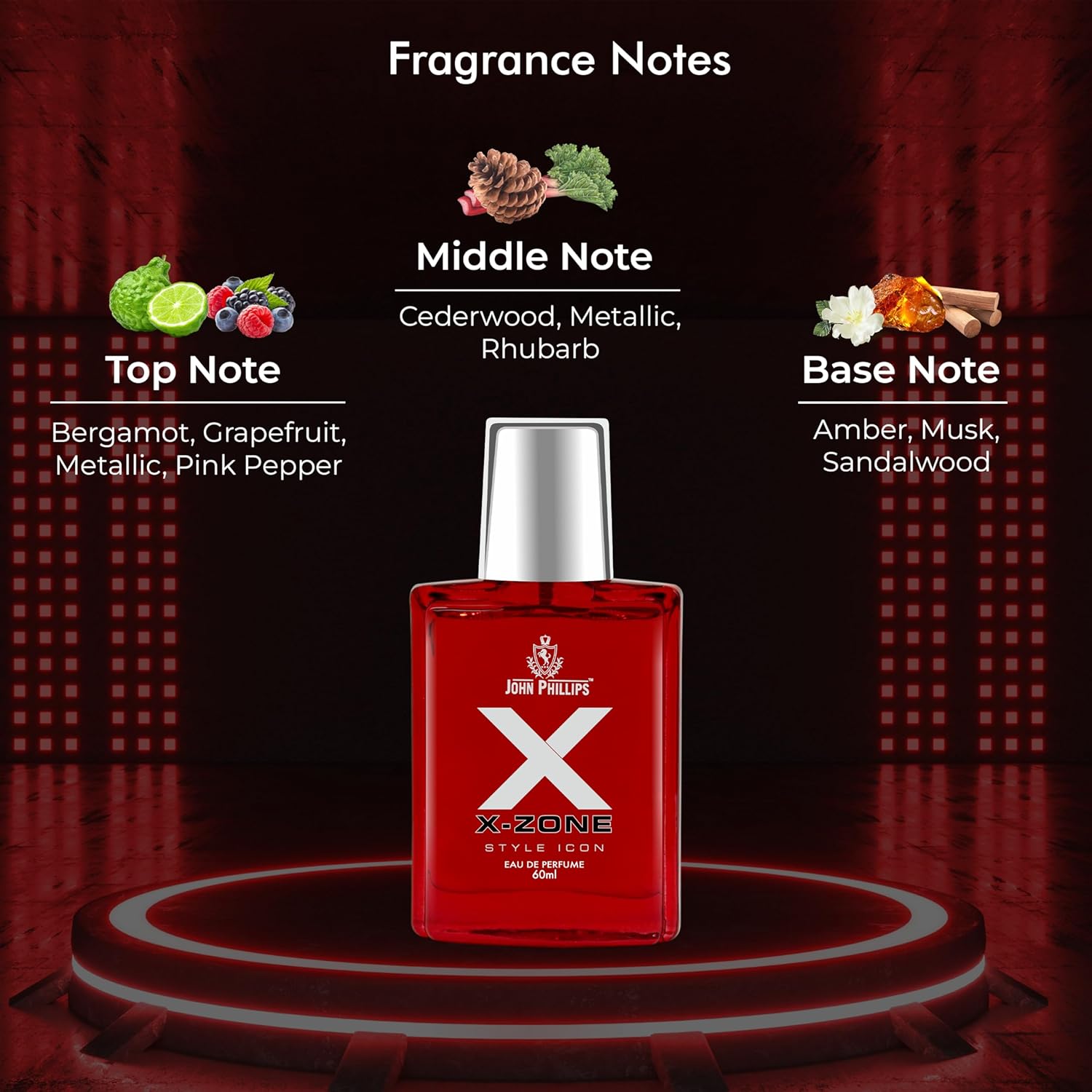 John Phillips Luxury X-zone & Magic Rose Eau De Parfum 60ml 2 Fl.oz. Each Pack Of 2 For Men & Women John Phillips Luxury X-zone & Magic Rose Eau De Parfum 60ml 2 Fl.oz. Each Pack Of 2 For Men & Women