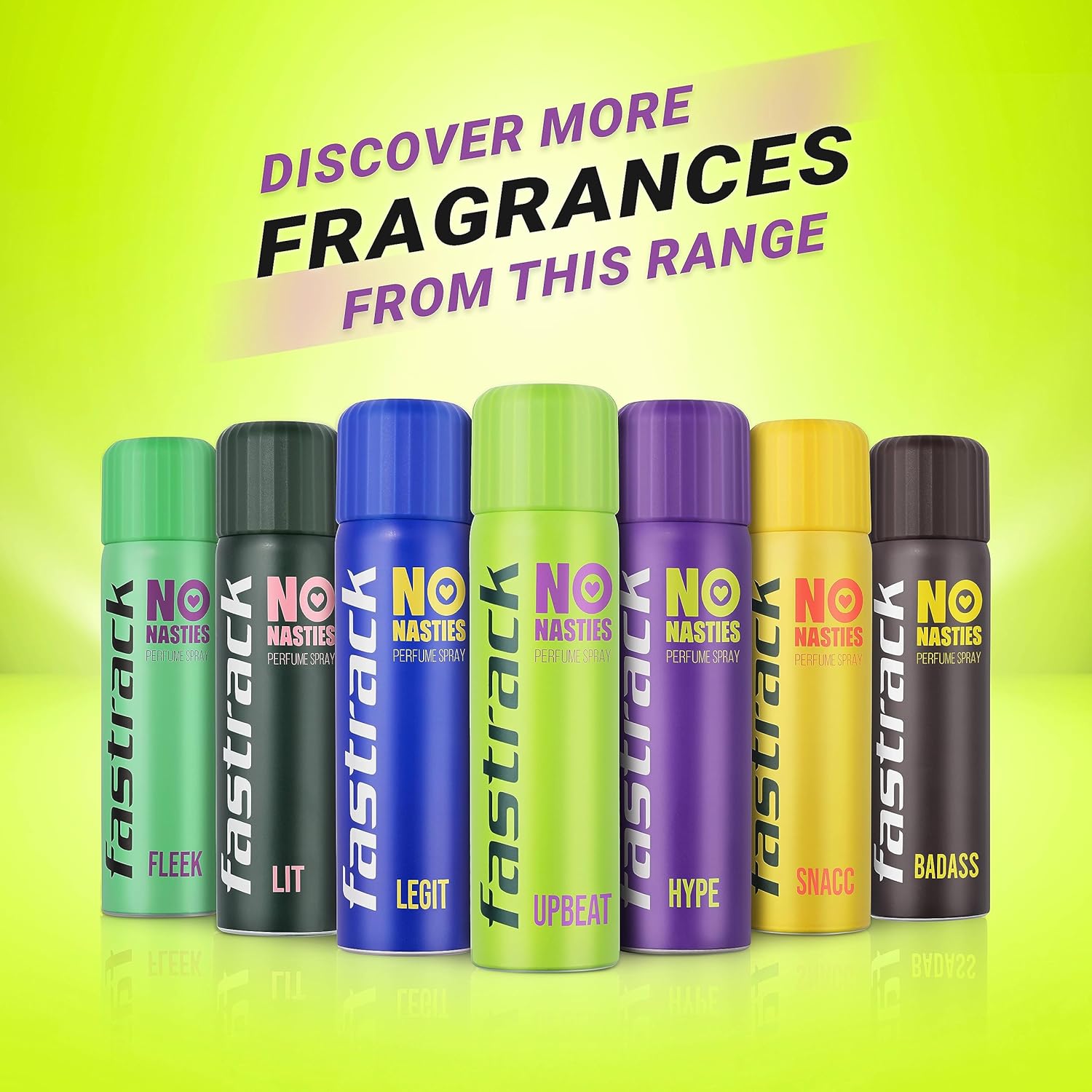 Fastrack No Nasties Upbeat Deodorant Perfume Spray 135ml 4.5 Fl.oz. Unisex Fragrance Fastrack No Nasties Upbeat Deodorant Perfume Spray 135ml 4.5 Fl.oz. Unisex Fragrance