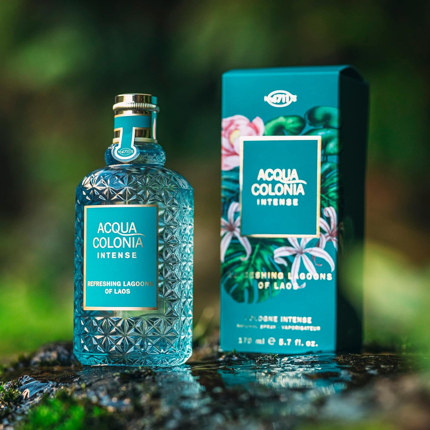 4711 Acqua Colonia Refreshing Lagoons Of Laos Eau De Cologne 50ml 1.6 Fl.oz. | Perfect Gift For Special One | Long Lasting Fragrance 4711 Acqua Colonia Refreshing Lagoons Of Laos Eau De Cologne 50ml 1.6 Fl.oz. | Perfect Gift For Special One | Long Lasting Fragrance
