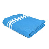 Pring Cotton Plain Dobby Thick Bath Towel 450 Gsm (Blue)