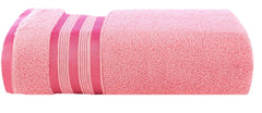 Casa Copenhagen Egyptian Cotton Zero Twist Large Bath Towel 500 Gsm (Pink)