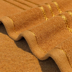 100% Cotton Bath Towel 450 Gsm | Large Size Soft & Absorbent Sport & Beach Bath Towel (Brown)