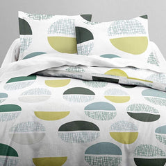Printed Cotton King Size Bedsheet With 2 Pillow Covers | 104 X 104 Inches, Multicolor | Durability, Breathability, Softness, & Easy Maintenance