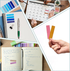 Sticky Note, Colored Writable & Repositionable Book Flags Tabs Strip Index Tabs - No 5