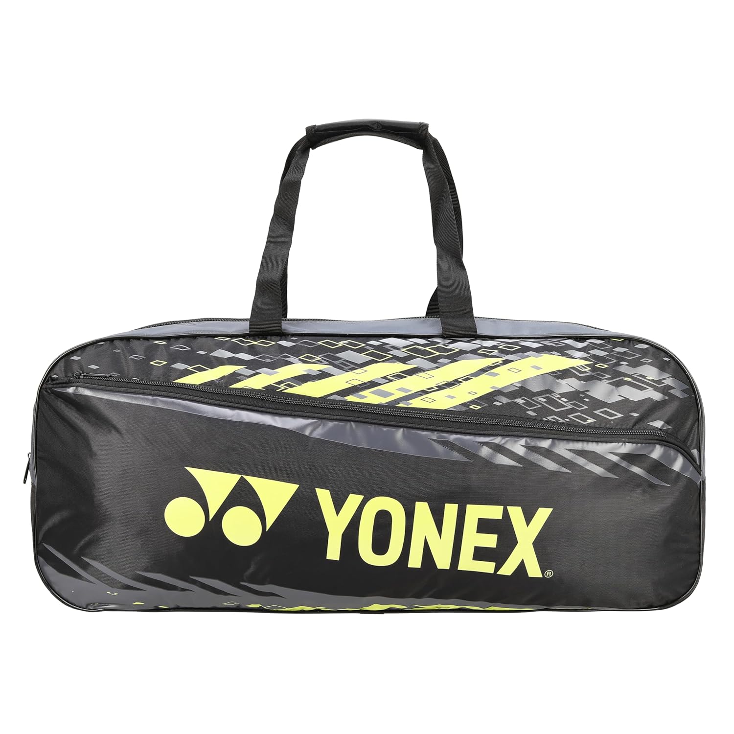 Yonex Badminton Tournament Bag 2331 T02, Colour - Black Light Lime, Material - Polyurethane Yonex Badminton Tournament Bag 2331 T02, Colour - Black Light Lime, Material - Polyurethane