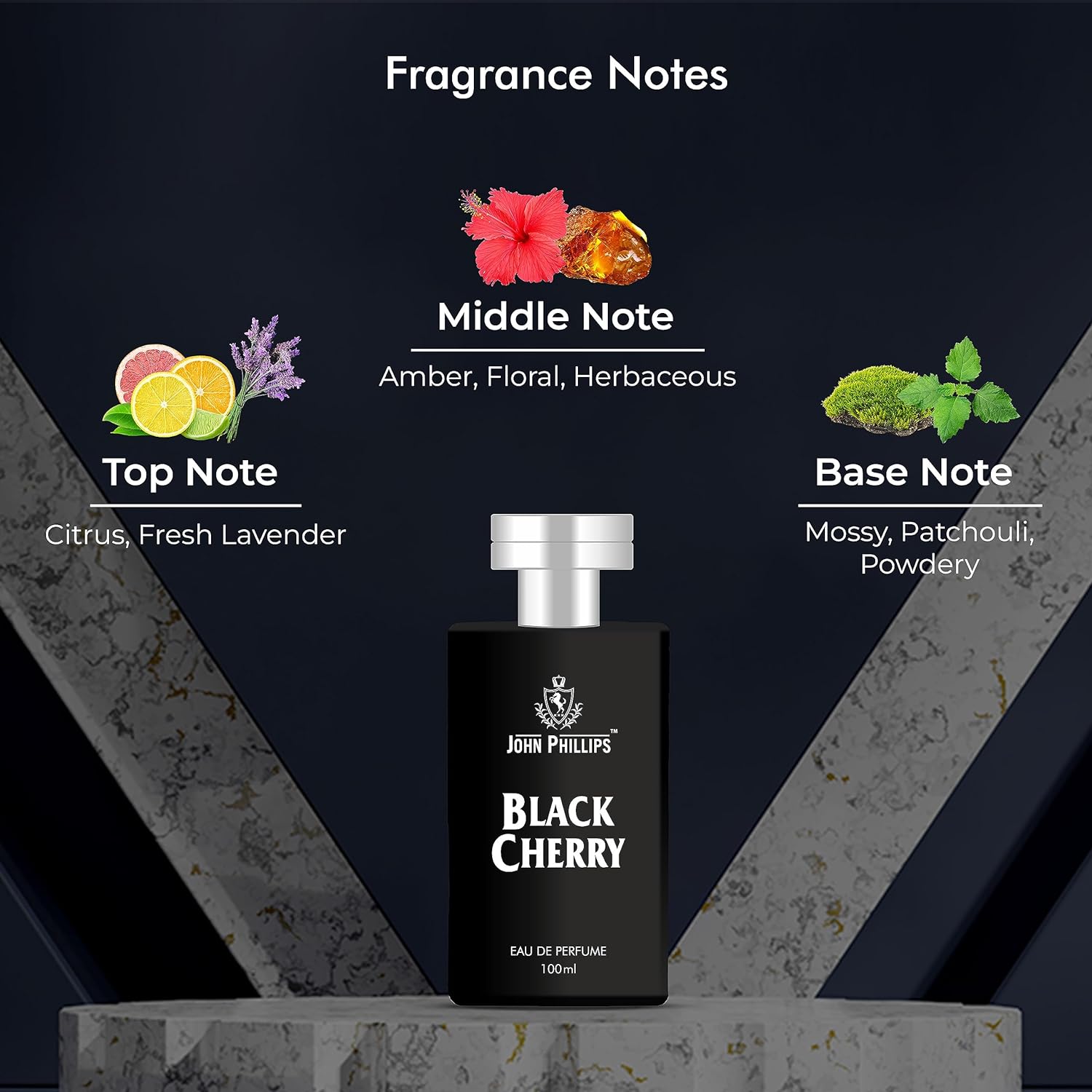 John Phillips Luxury Black Cherry Eau De Parfum & Wi-fi Eau De Parfum 100ml 3.4 Fl.oz. Each Pack Of 2 For Unisex John Phillips Luxury Black Cherry Eau De Parfum & Wi-fi Eau De Parfum 100ml 3.4 Fl.oz. Each Pack Of 2 For Unisex