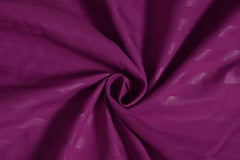 Stripe Glace Cotton 1 Double Bedsheet With 2 Pillow Cover - 91 X 90 Inches, Dark Pink | Fade Resistant & Durable Breathable & Wrinkle Free Bed Sheet