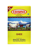 Natural Agmark Special Ghee By Krishna | High In Vitamins A, D & Healthy Desi Cow Ghee Good For Bakes Cookies | (1 Litre) 33.8 Ounce | Box Pack