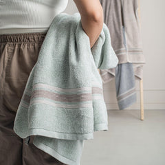 Spread Spain Water & Soil Bath Towel 550 Gsm | Luxurious Blend Of Cotton & Bamboo Fiber Bath Towel Ultra-Absorbent, Quick-Drying & Skin-Friendly (Mint)