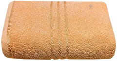 Lush Haven Decor Extra Large Big Men Bath Towel 500 Gsm | 100% Pure Cotton Full Size Xxxl Ultra Soft, Absorbent & Quick Dry Towel (Light Brown)