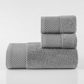 Spread Spain 1 Bath & 2 Hand Towels 900 Gsm | Highly Absorbent & Soft Modern Decor Design Towel Sets (Grey)