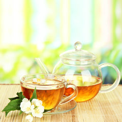 San-Cha Jasmine Green Tea - 25 Biodegradable Tea Bags | Aromatic & Refreshing China's No 1 Detox Tea - Environment Friendly & Made In Corn Fiber | Low Caffeine