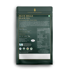 Luxmi Estates Blue Hills Black Tea - 250gm, 8.8 Ounce, 125 Cups | Premium CTC Blended Tea With Leaf - Strong Assam Flavor | Additives Free, High Caffeine Black Tea