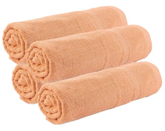 Kuber Industries Cotton Bath Towel 1800 Gsm - Light Brown (Pack Of 4)