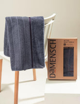 Damensch 100% Cotton Towel 800 Gsm | Super Soft Bath Towels Large Size, Ultra Absorbent, Quick Dry Towel For Women & Men (Twilight Grey)