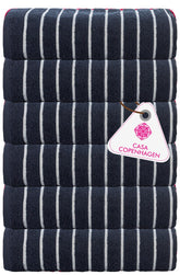 Casa Copenhagen Egyptian Cotton Ecstatic Hand Towel 740 Gsm (Navy)- 6 Pcs
