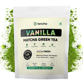 Tencha Vanilla Matcha Green Tea - 50gm, 1.7 Ounce, 50 Servings | Japanese Matcha Green Tea Powder - No Artificial Sweeteners | Low Caffeine, Vegan Friendly, Aromatic & Smooth