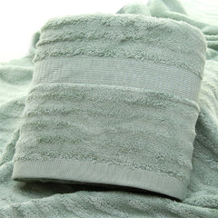 Mush Bamboo Luxurious Bath + Hand & Face Towel 900 Gsm | Ultra Soft, Absorbent & Antimicrobial Towel (Olive Green)- Pack Of 3