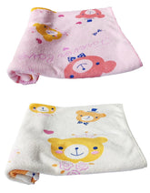 Teddyify Soft Cotton Baby Bath Towel 250 Gsm | Infants, New Born Babies Towel High Absorbent, Soft Cotton Premium Washcloth (Multicolor)
