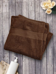 Bombay Dyeing Super Ultrx Zero Twist Plain Dyed Cotton Bath Towel 650 Gsm (Otter Brown)