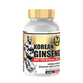 ?Dexter Jackson Korean Ginseng, Traditional Korean Ginseng, Gluten - Free, Boost Immunity & Safe Formula | 60 Capsules 100gm 0.2lbs