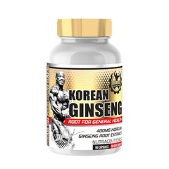 ?Dexter Jackson Korean Ginseng, Traditional Korean Ginseng, Gluten - Free, Boost Immunity & Safe Formula | 60 Capsules 100gm 0.2lbs