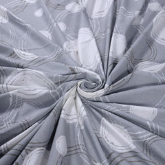 Bedsheet For Double Bed With 2 Pillow Covers Queen Size - 88 X 96 Inches, Grey | Ideal For Bedroom, Guest Room, Home, Daily Use