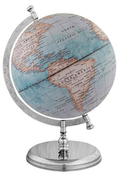 Prime Single Joint Globe, Dia 25 Cm (10 Inch) Height 33 Cm (13.2 Inch) With Metal Arc & Base | Educational & Decorative Globe, Pack of 1