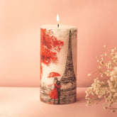 6 INCH PARIS EIFFEL TOWER CANDLE | LOVE OF PARIS CANDLE | BURNING TIME 90 HOURS