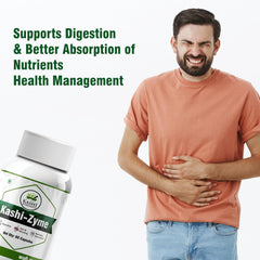 Kashi Organic Kashi Zyme - Digestive Health Help For Enhanced Nutrient Absorption & Comfort | 60 Capsules, 100gm 0.2lbs