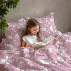 100% Pure Cotton Bedsheet For Double Bed With 2 Pillow Covers - 88 X 90 Inches, Blush Pink | Soft & Breathable Fabric | Comfortable For Daily Use