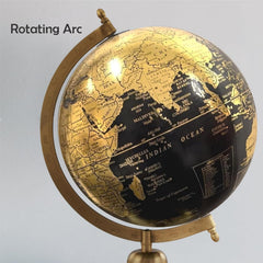 World Globe 8 Inch With Gold Stand - Birthday Gift For Boys, Corporate Gifts, Home Decor, Office Decor, Geography Learning & Show Piece, Pack Of 1