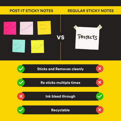 Stick Notes 200 Sheet With Bookmark Index For Planner Sticky Notes For School, Office Supplies
