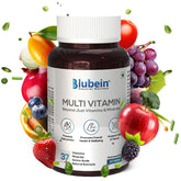 Blubein Multivitamin Tablet With 37 Vital Ingredients For Men & Women Boosts Stamina, Enhances Immunity & Vegan , Good For Overall Health & Wellness | 30 Tablets , 50gm 0.1lbs