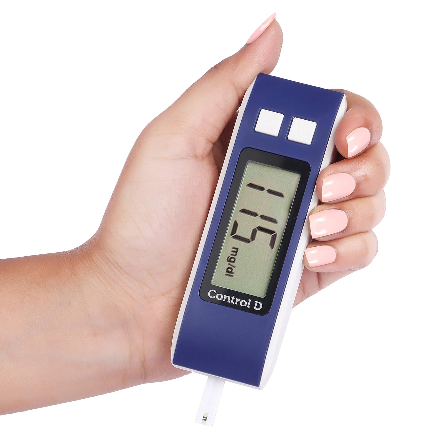 Control D Blue Digital Glucose Blood Sugar Testing Monitor Machine + 50 Strips Control D Blue Digital Glucose Blood Sugar Testing Monitor Machine + 50 Strips