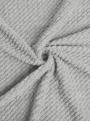 Spaces 100% Cotton Large Size Bath Towel 450 Gsm | Super Absorbent, Quick Dry, Ultra Soft Bath Towel | Dobby Solid Design (Ultimate Grey)